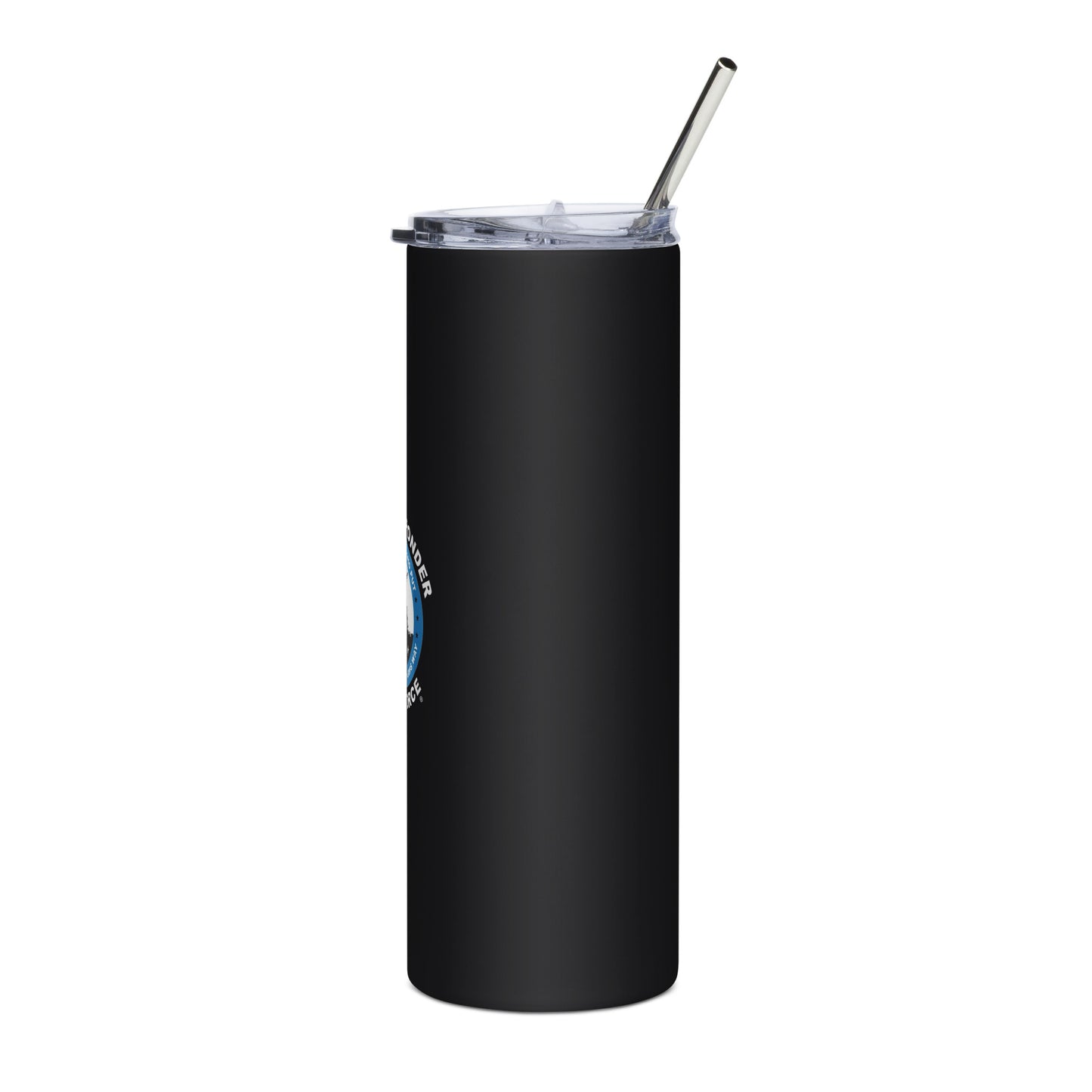 Stainless Steel Tumbler | Black | FRTF Branded (Printed)