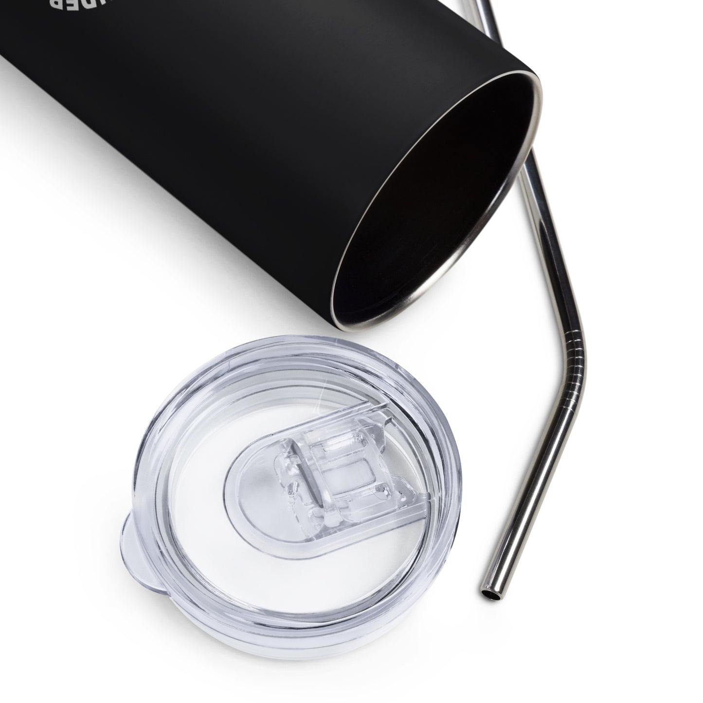 Stainless Steel Tumbler | Black | FRTF Branded (Printed)