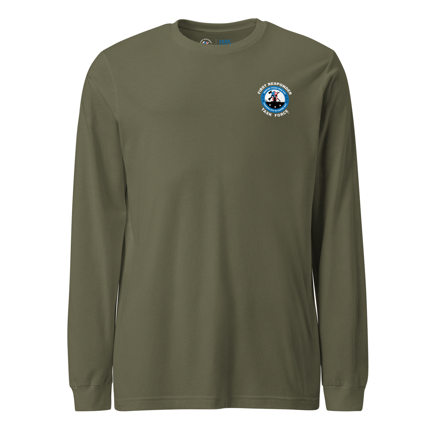 Unisex Long Sleeve Tee | Black, Maroon, Navy, Royal Blue, or Military Green | FRTF Branded (Printed)