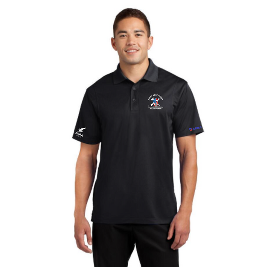 Men's Sport-Tek® Micropique Sport-Wick® Polo | Black | FRTF + AFBA + FRBA Branded (Embroidered)