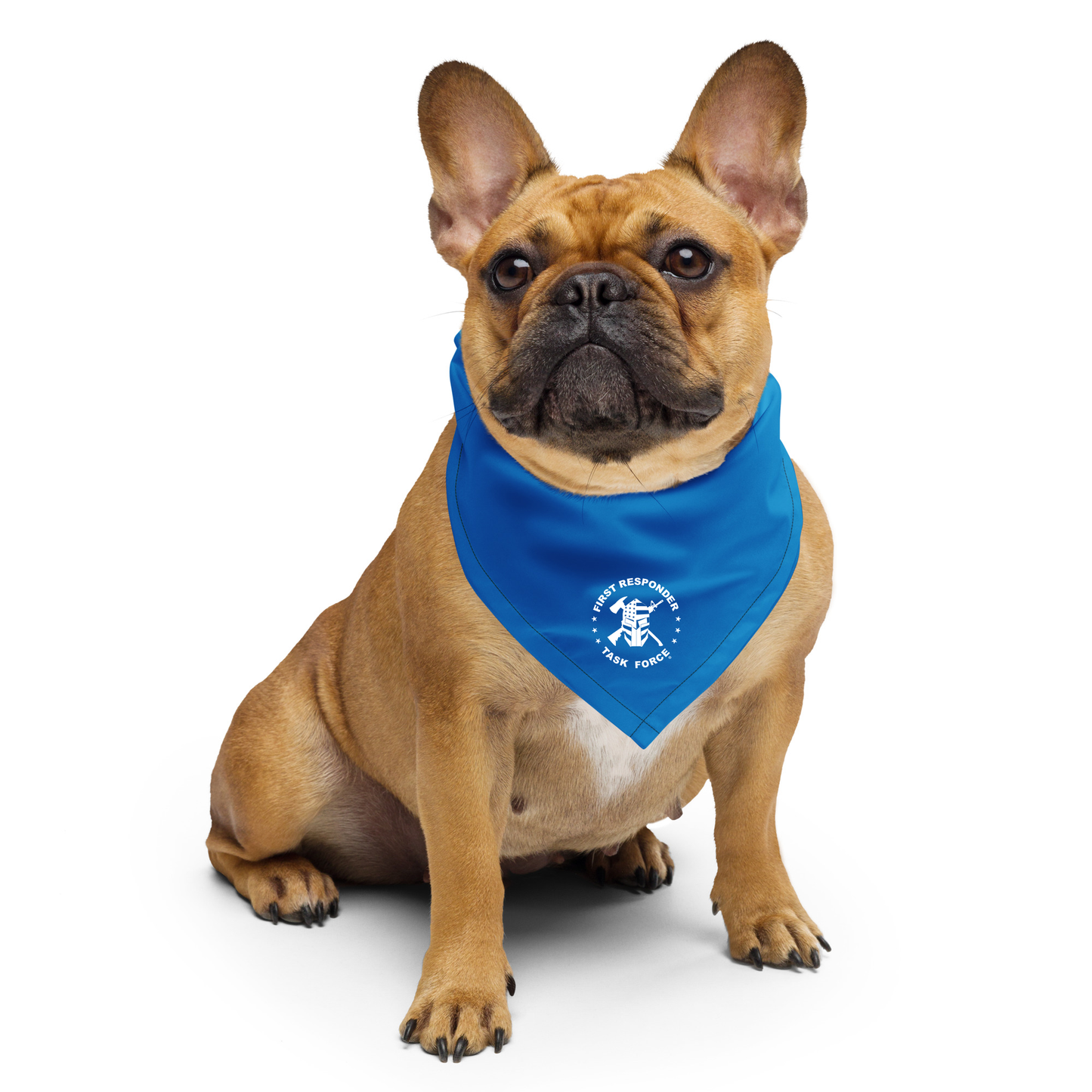 Dog Bandana | Blue | FRTF Logo (Printed)