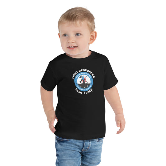 Unisex Toddler Short Sleeve Tee | Black | FRTF Branded (Printed)