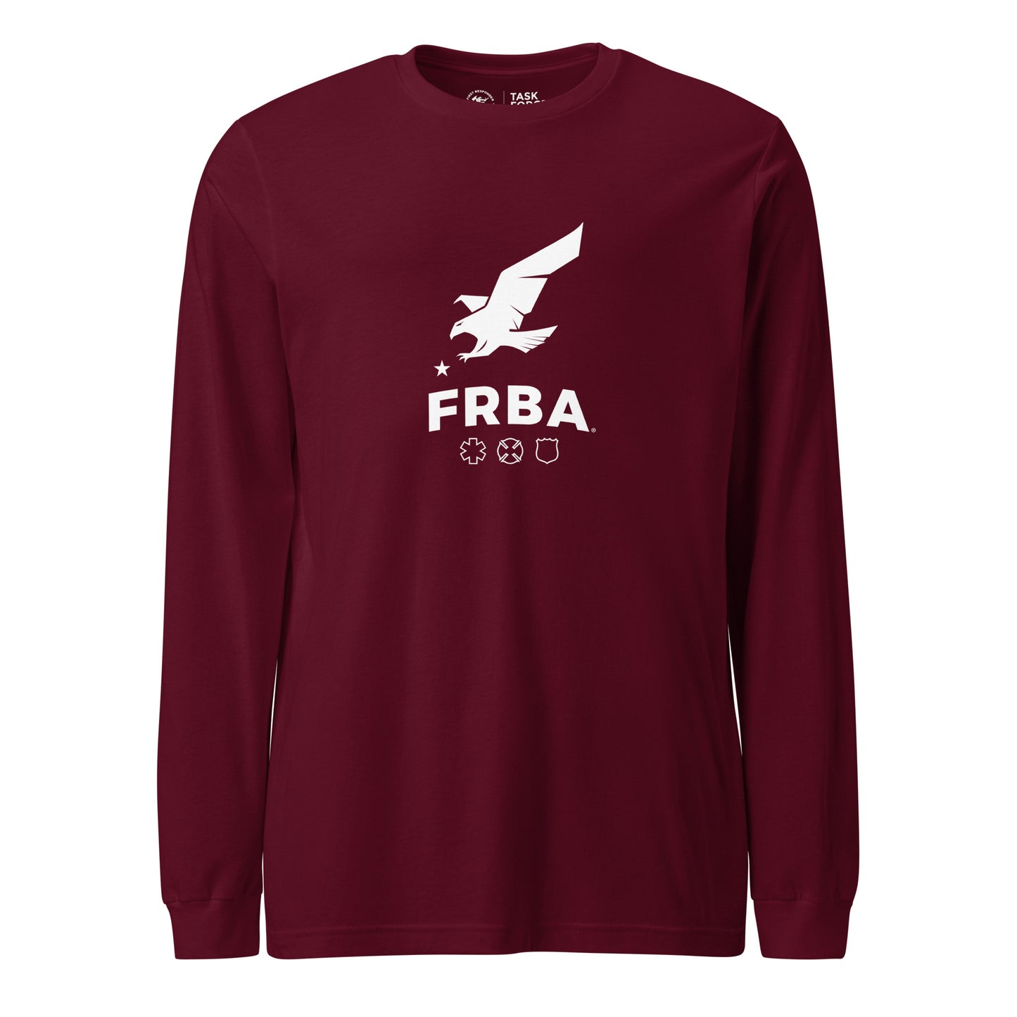 Unisex Long Sleeve Tee | Multiple Colors Available | FRBA Branded + For The Heroes Who Never Make It Home™ (Printed)