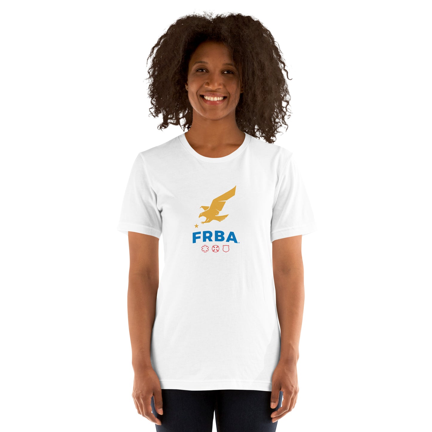 Unisex T-shirt | White | FRBA Branded + Not All Heroes Make It Home™ (Printed)