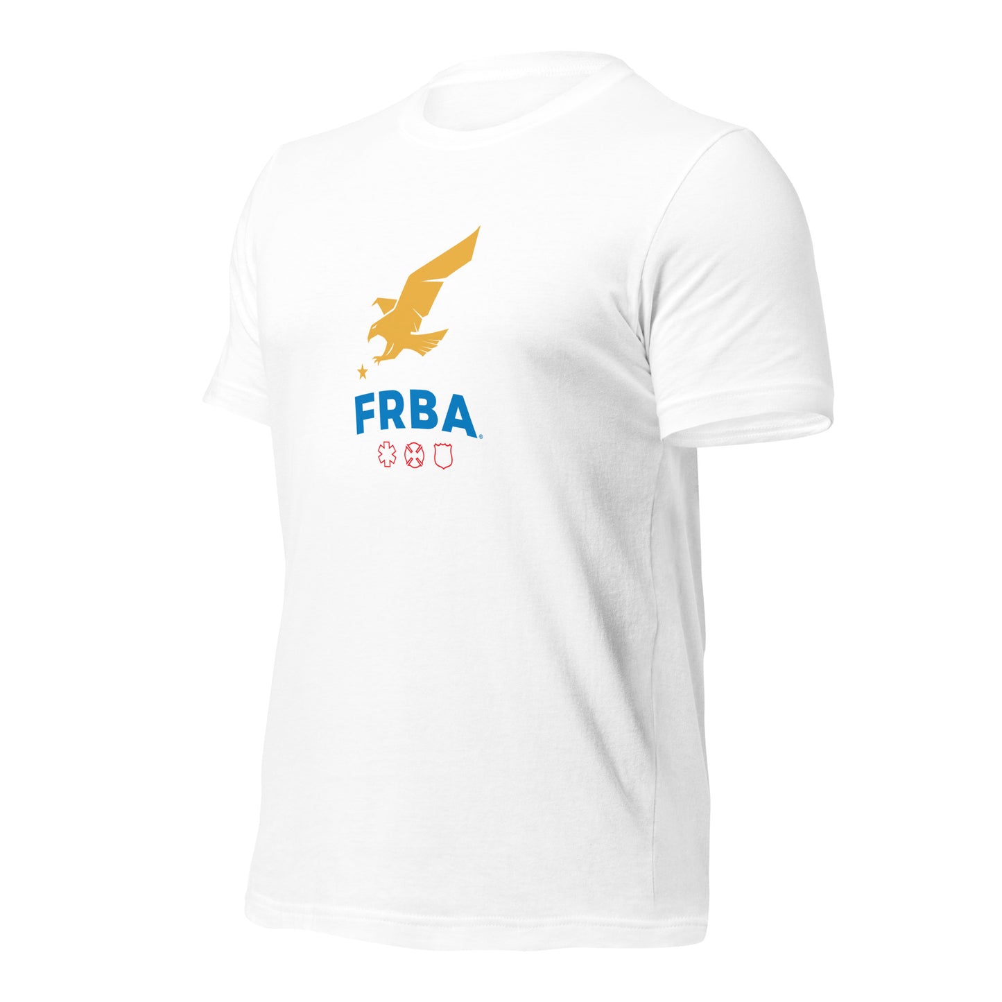 Unisex T-shirt | White | FRBA Branded + Not All Heroes Make It Home™ (Printed)