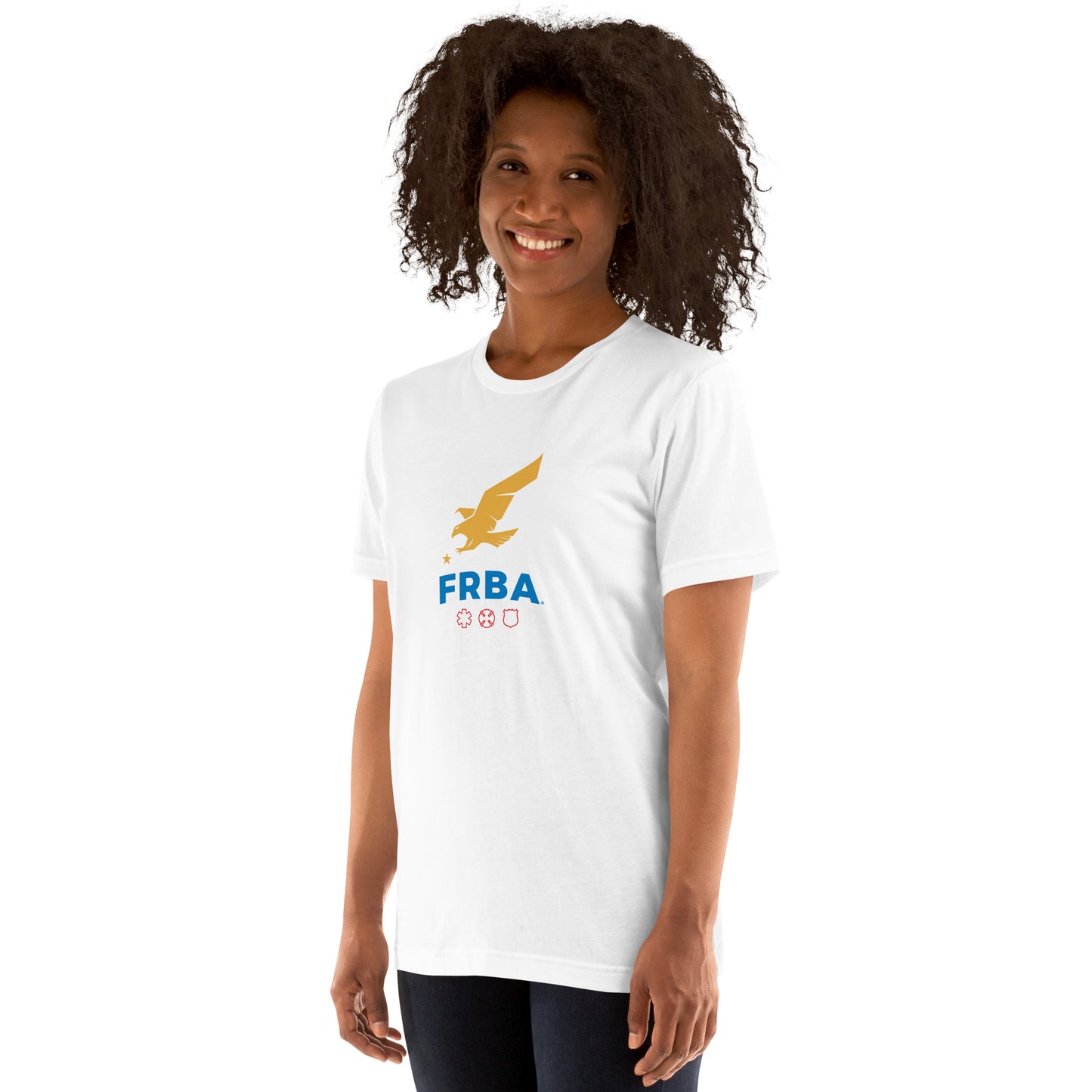 Unisex T-shirt | White | FRBA Branded + Not All Heroes Make It Home™ (Printed)